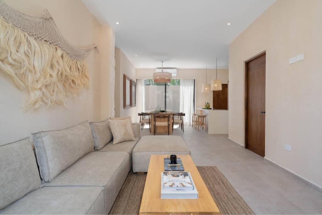 Lujoso Departamento Boho-Chic Con Alberca Privada Lejlighed Tulum Eksteriør billede