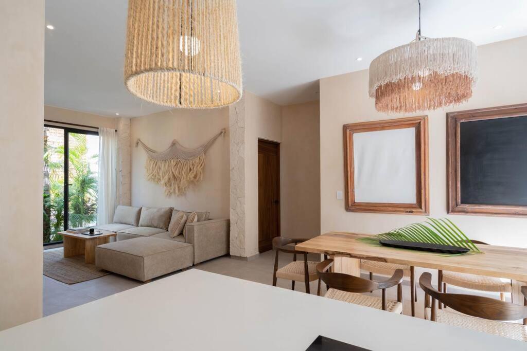 Lujoso Departamento Boho-Chic Con Alberca Privada Lejlighed Tulum Eksteriør billede