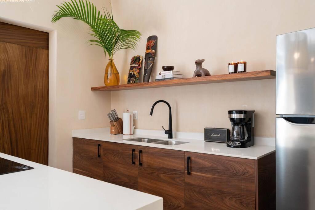 Lujoso Departamento Boho-Chic Con Alberca Privada Lejlighed Tulum Eksteriør billede