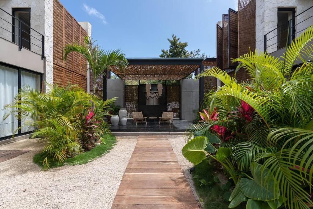 Lujoso Departamento Boho-Chic Con Alberca Privada Lejlighed Tulum Eksteriør billede