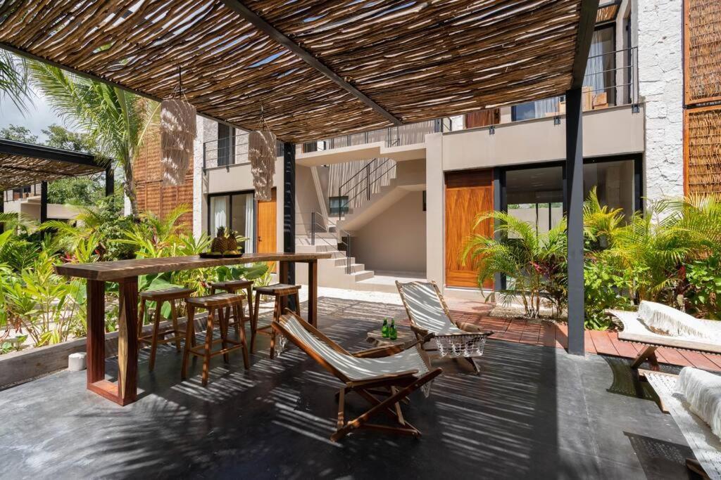 Lujoso Departamento Boho-Chic Con Alberca Privada Lejlighed Tulum Eksteriør billede